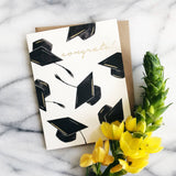 Mortarboard Toss Graduation Card