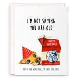 Liyana Studio Birthday Card - Old Milk