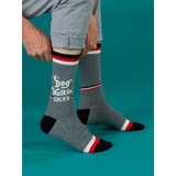 Blue Q Men's Socks Dog Walkin'