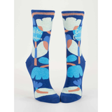 Blue Q Women's Crew Socks 'Cool Ass Grandma'