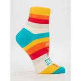Blue Q Women's Ankle Socks 'Have You Tried Screaming?'