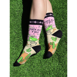 Groovy Things Co. Women's Crew Socks 'Fuck All Y'all'