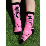 Groovy Things Co. Women's Crew Socks 'Serving Cunt'