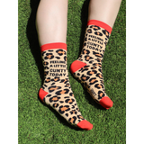 Groovy Things Co. Women's Crew Socks 'Feeling a Little Cunty Today'