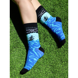 Groovy Things Co. Women's Crew Socks 'Surviving the Shit Storm'
