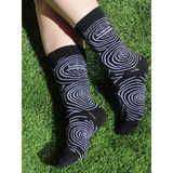 Groovy Things Co. Women's Crew Socks 'Slightly Unhinged'