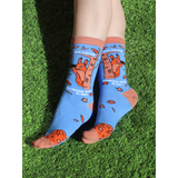 Groovy Things Co. Women's Crew Socks 'Oh Look Nobody Gives a Shit'