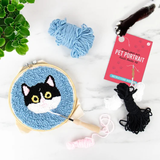 DIY Punch Needle Pet Portrait Kit - Cat