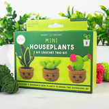 DIY Crochet Mini Trio Kit - House Plants