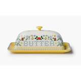 Rifle Paper Co. Porcelain Butter Dish - Home Sweet Home