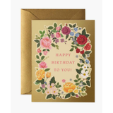 Rifle Paper Co. Birthday Card - Botanical