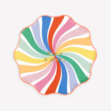 Meri Meri Rainbow Swirl Happy Birthday Side Plate