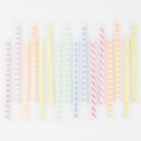 Meri Meri Pastel Patterned Candles