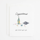 Party Sally Graduation Card - Haircut & Job
