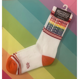 Gumball Poodle Gym Sock 'Columbus' Rainbow