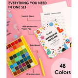 Grabie All-in-One Watercolor Set of 48