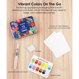 Watercolor Pocket Set of 12 Colors -  Essential