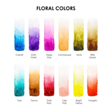 Watercolor Pocket Set of 12 Colors -  Floral