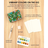 Watercolor Pocket Set of 12 Colors -  Forest