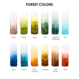 Watercolor Pocket Set of 12 Colors -  Forest