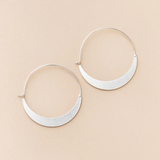 Scout Curated Earrings - Crescent Hoop / Sterling Silver
