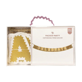 Packed Party Customizable Gold Fringe Reusable Party Banner