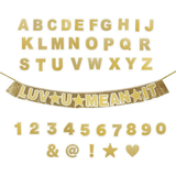 Packed Party Customizable Gold Fringe Reusable Party Banner