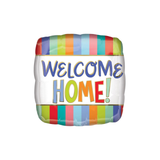 17" Welcome Home Stripes Balloon