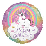 17" Magical Unicorn Foil Birthday Balloon