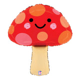 23" Smiley Mushroom