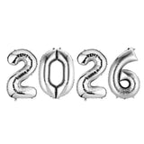 JUMBO 34" 2026 Balloons -  Silver