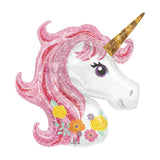 33" Magical Pink Unicorn Foil Balloon