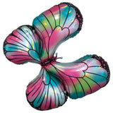 30" Holographic Butterfly Foil Balloon
