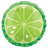17" Lime Foil Balloon