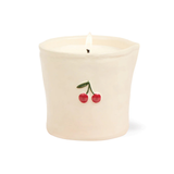 Paddywax Bistro Embossed Ceramic 8.0oz Candle -  Smoked Cherry