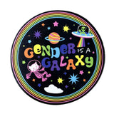 "Gender is a Galaxy" Sticker