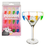 Rainbow Possum Drink Markers
