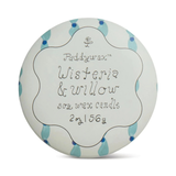 Paddywax Tulip 2oz. Printed Tin Candle - Wisteria & Willow