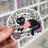 Sprinkles Studio - Read Banned Books Cat Sticker