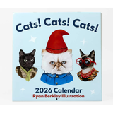 Cats Cats Cats! 2026 Wall Calendar