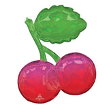 30" Iridescent Cherries Foil Balloon