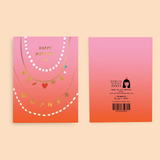 Carolyn Suzuki Mother's Day Card -  Charm Necklace