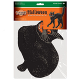Beistle Vintage Halloween Jointed Scratch Cat