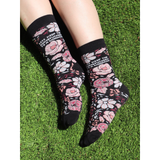 Groovy Things Co. Women's Crew Socks 'Let's Keep the Dumbfuckery to a Minimum'