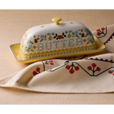 Rifle Paper Co. Porcelain Butter Dish - Home Sweet Home