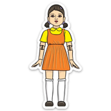 Squid Games Doll - Sticker