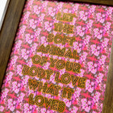 From Wild Geese by Mary Oliver-11 x 14 print