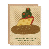 Cheese & Bread Love/Anniversary Card