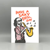 Westland Press Birthday Card - Saxy