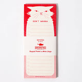 'Don't Wanna' - Risograph Notepad